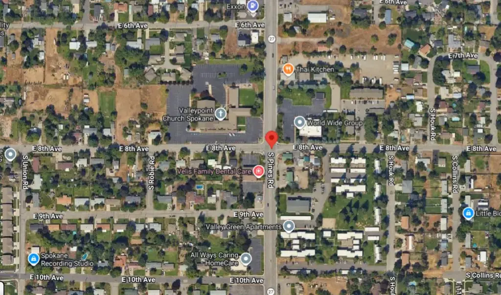 20-Year-Old Motorcyclist Killed in Spokane Valley Crash at Pines Road and Eighth Avenue