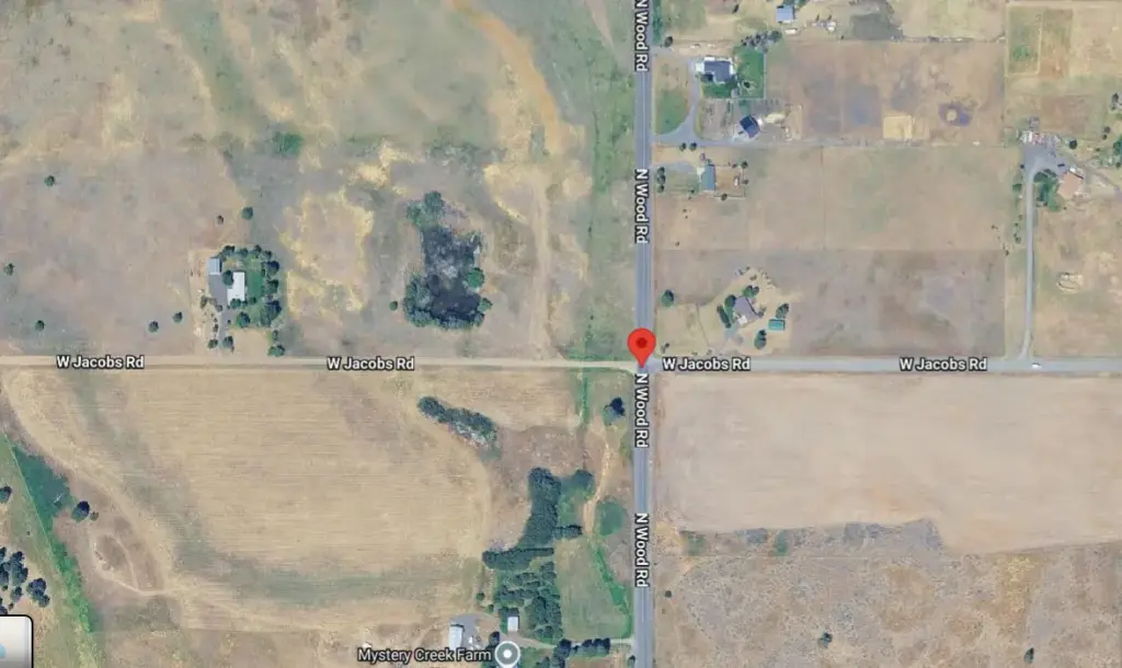 Deadly Motorcycle Crash at N. Wood Road and W. Jacobs Road in Spokane County