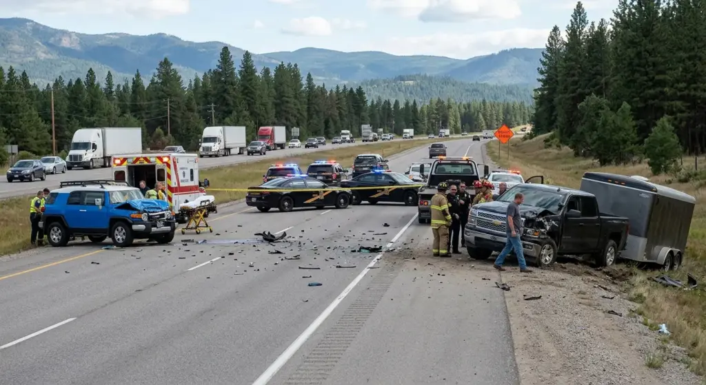 Fatal Head-On Crash Near Sagle, Idaho, Leaves Man Dead Near Spokane