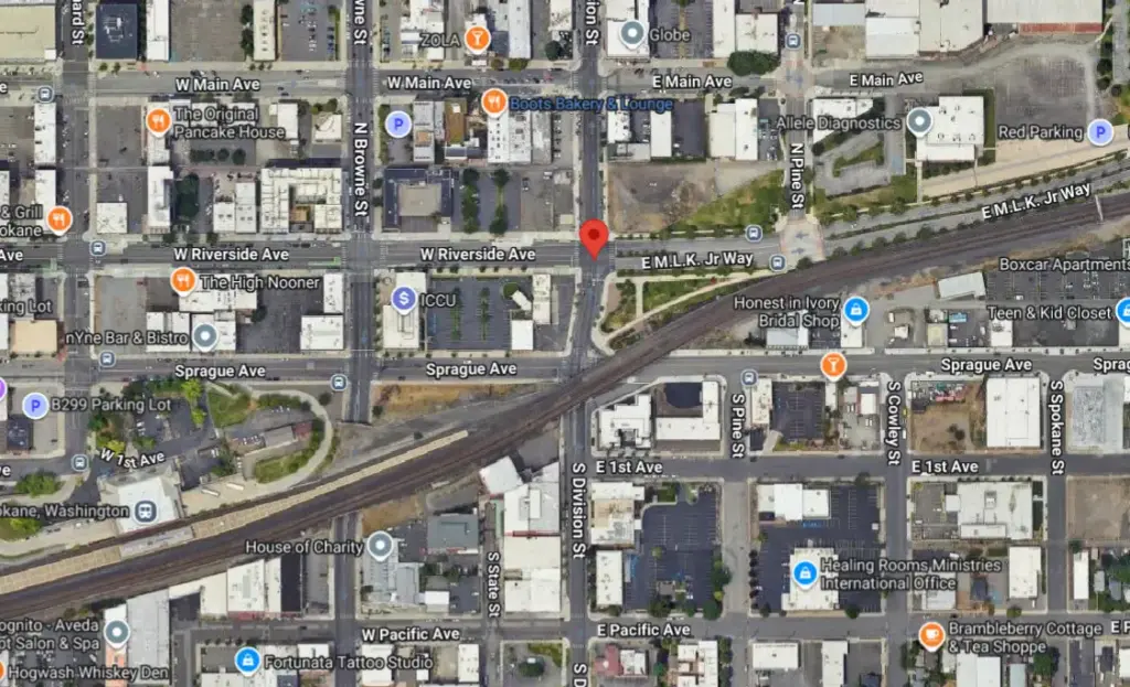 Multiple-Vehicle Crash Reported at North Division Street and MLK Jr. Way in Spokane