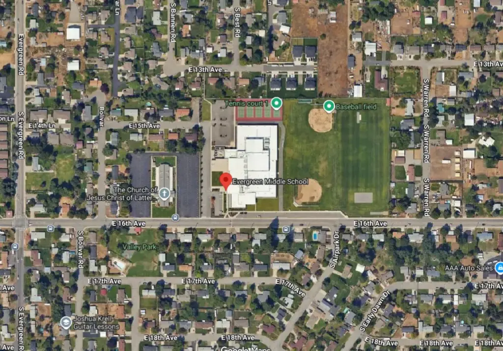 Officer-Involved Shooting Reported Near Evergreen Middle School in Spokane Valley
