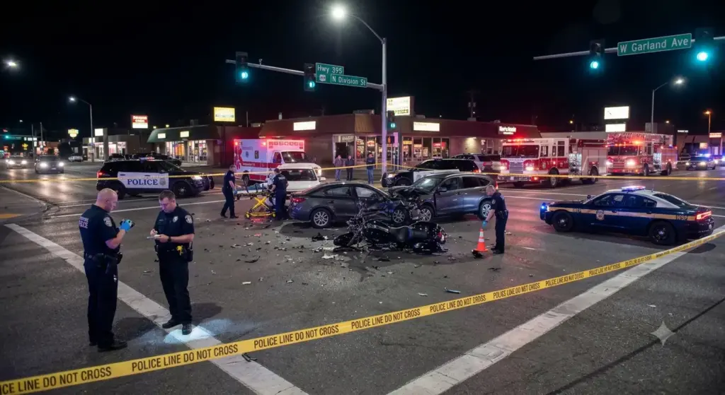 One Injured in Highway 395 Crash in Spokane, Washington State Patrol Investigating