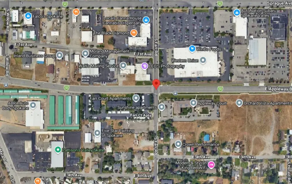 Serious Rollover Accident Near Appleway and Farr Road in Spokane Valley