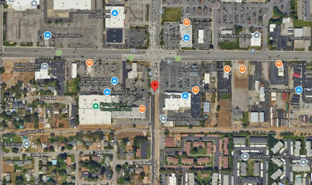 Serious Rollover Crash on Sullivan Road Near I-90 Causes Traffic Delays in Spokane Valley
