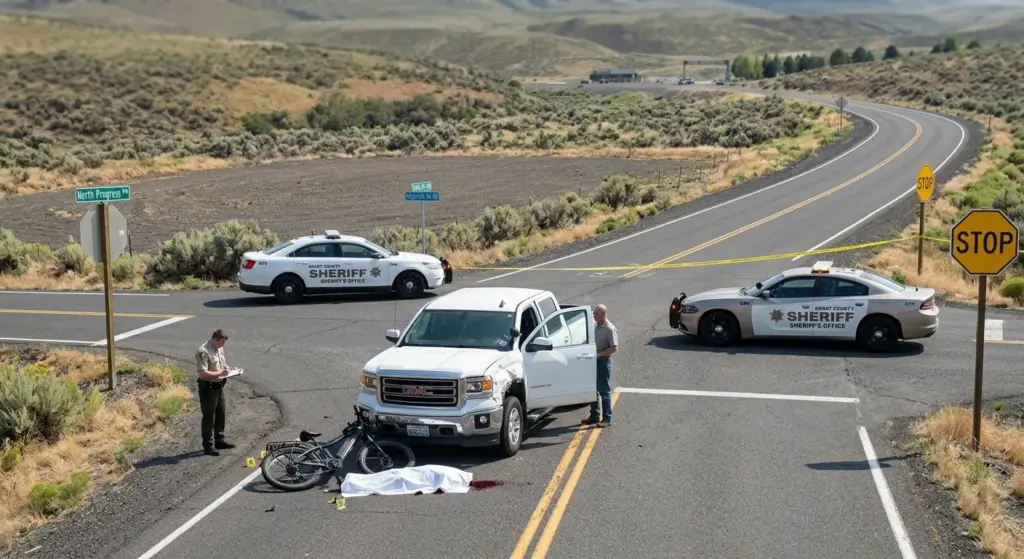 Spokane County Crash Leaves E-Bike Rider Dead After Four-Way Stop Collision