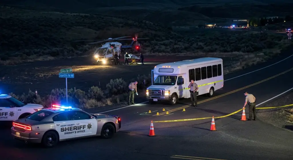 Spokane Valley Man Struck by Bus Near Gorge Amphitheater in Grant County