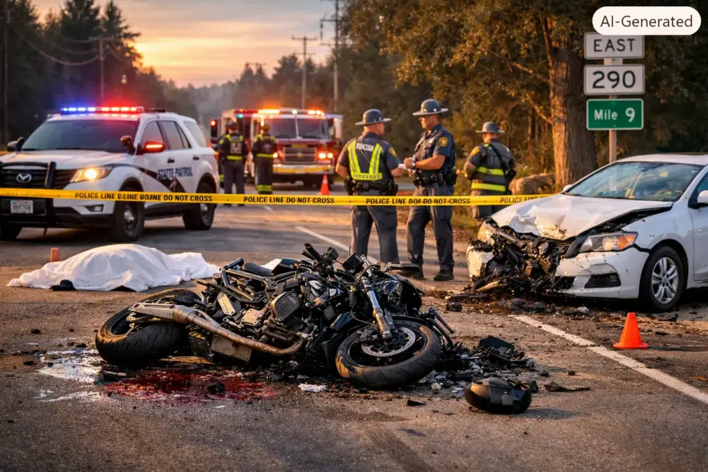Spokane Valley Motorcycle Crash Kills Rider on Trent Avenue