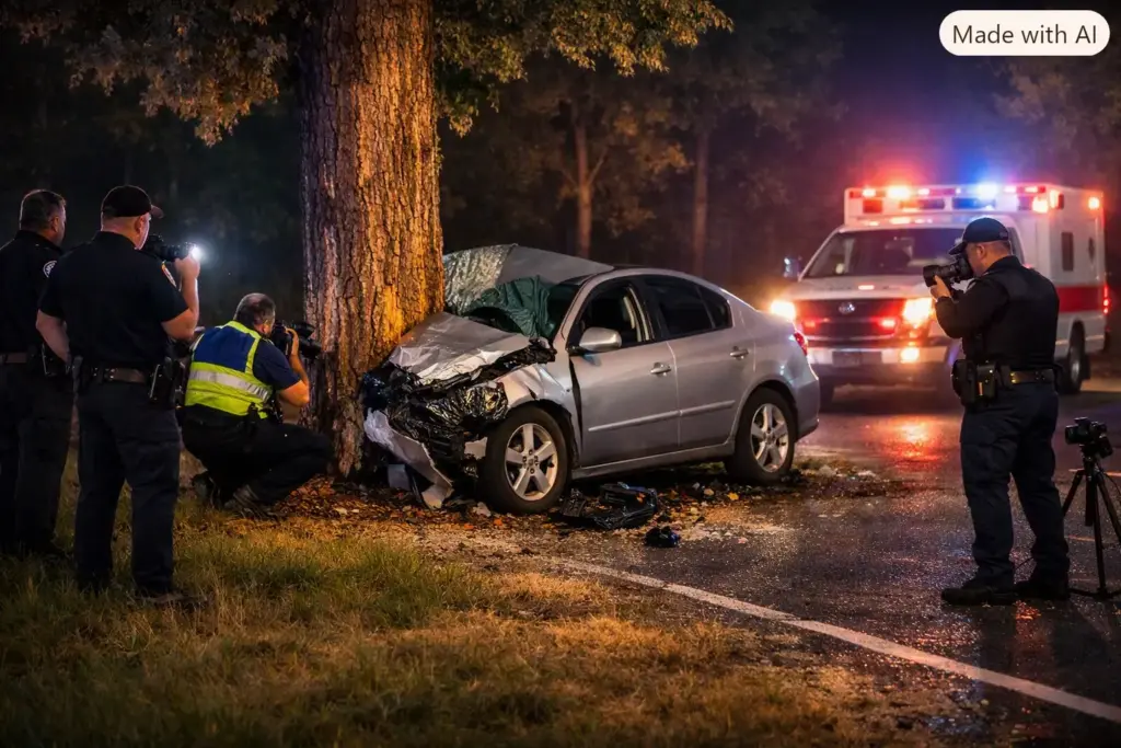 Spokane Valley, WA Crash Vehicle Strikes Tree, Injuries Not Reported