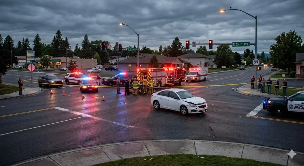Spokane Valley WA Pedestrian Accident Seriously Injures Three Children and Adult on East 24th Avenue